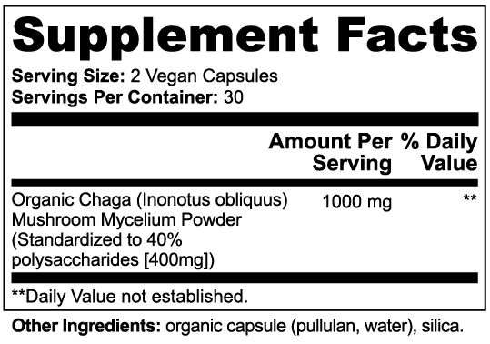 CHAGA MUSHROOM - ORGANIC