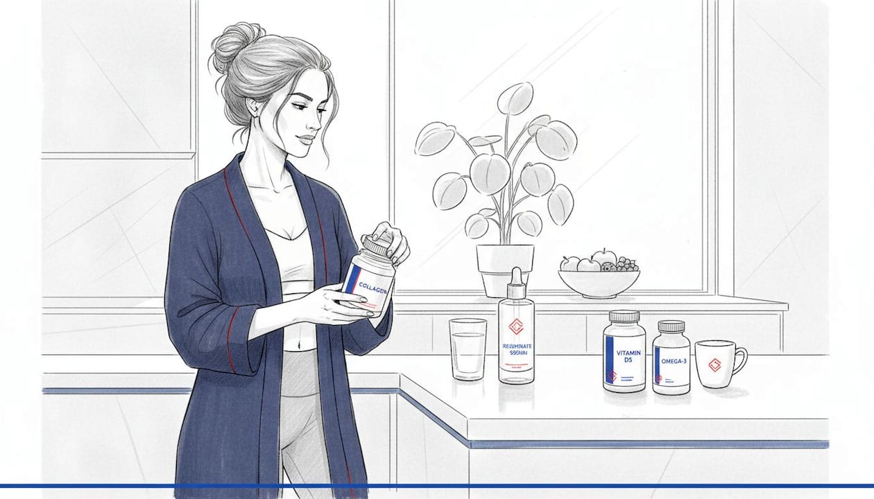 Step-by-step clean supplement and skincare routine - Cohld