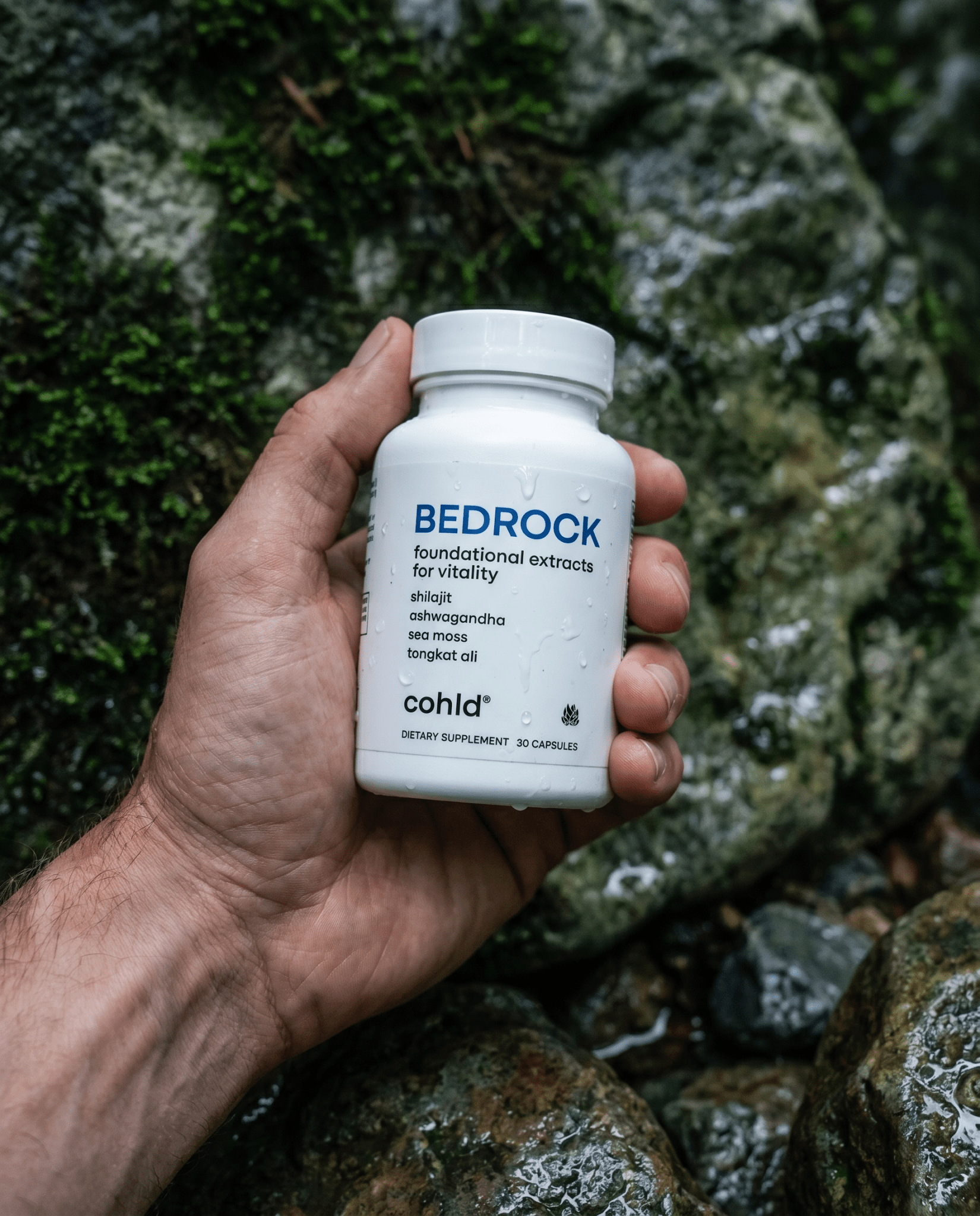 Bedrock - Shilajit Vitality Complex w/Ashwagandha & Tongkat Ali - Cohld