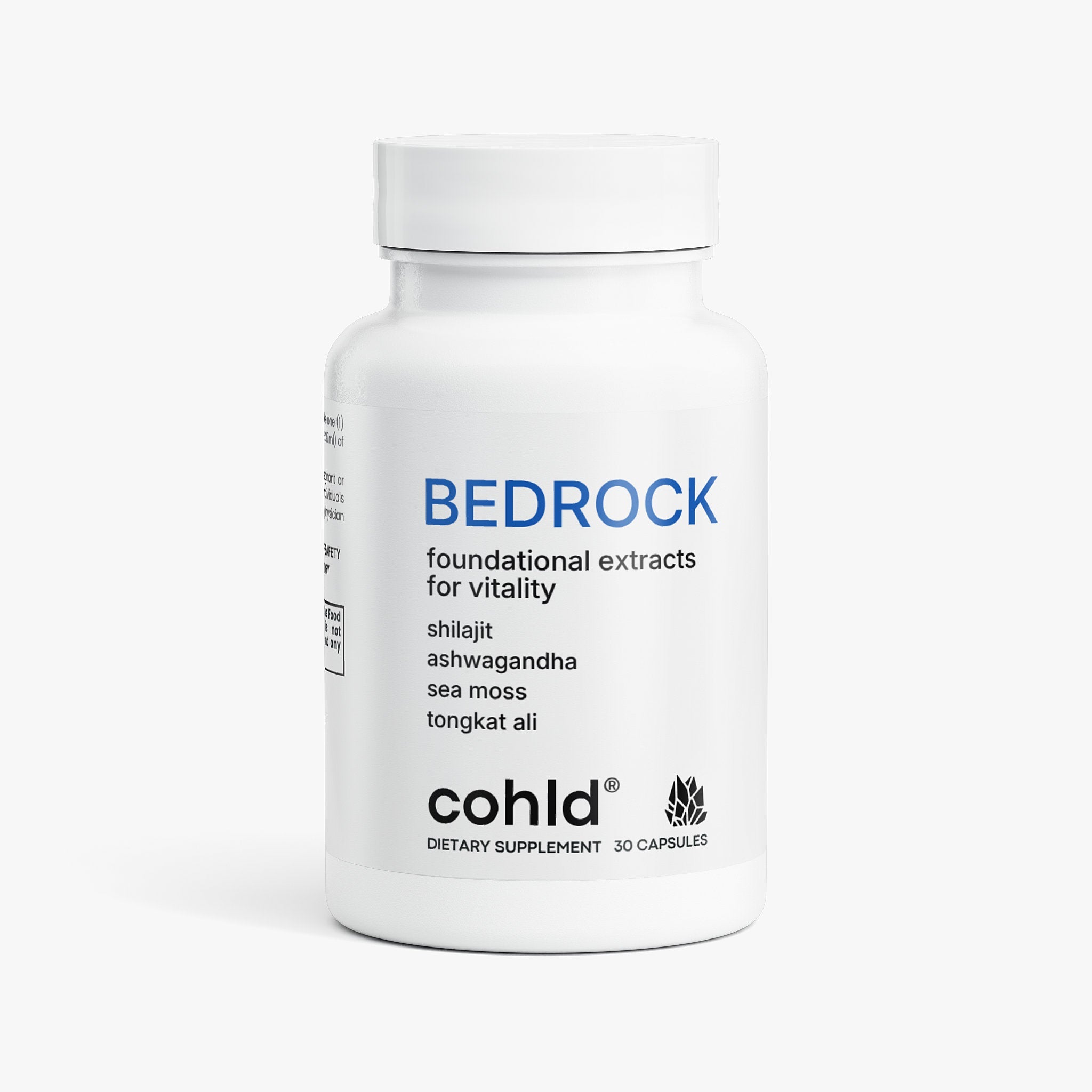 Bedrock - Shilajit Vitality Complex w/Ashwagandha & Tongkat Ali - Cohld