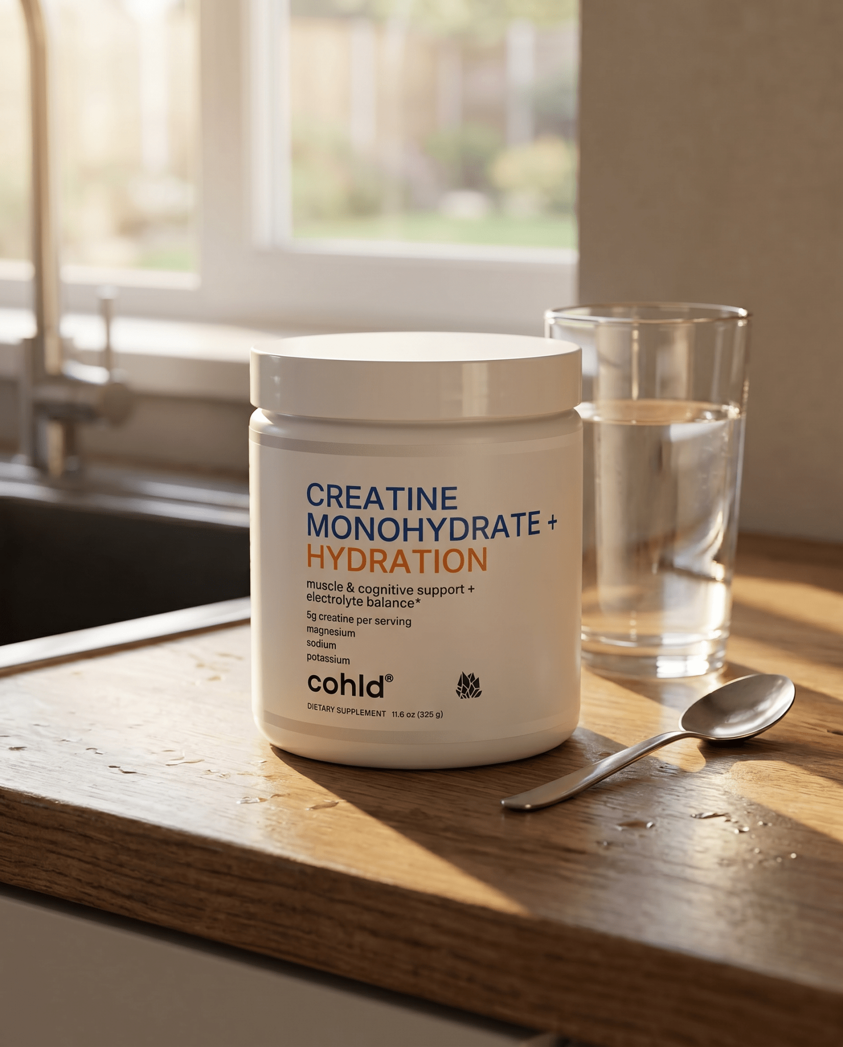 Creatine Hydration Powder - Muscle, Cognition, Stamina Support - Cohld