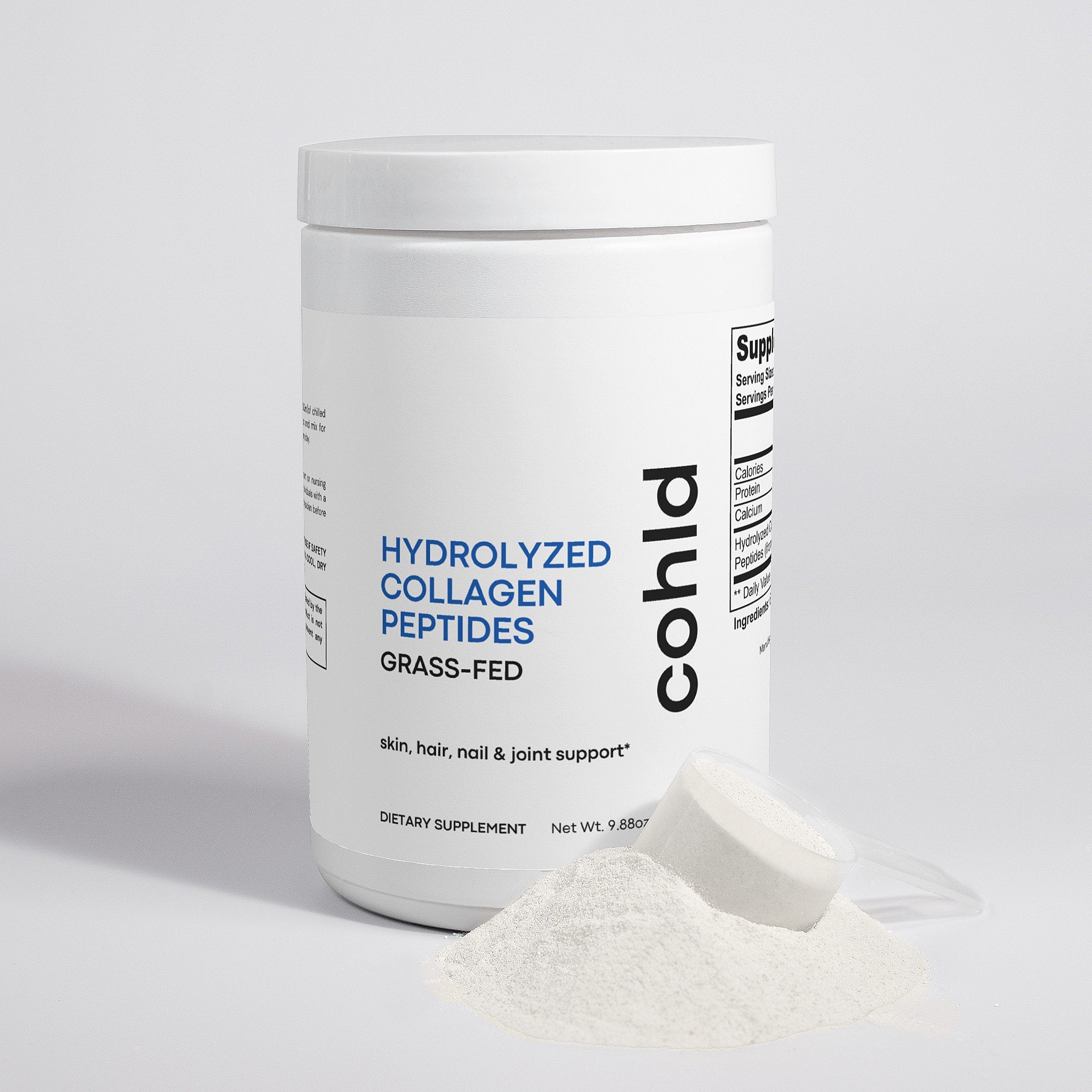 Grass - Fed Collagen Peptides - Skin, Joint, Hair & Nail Support - Cohld