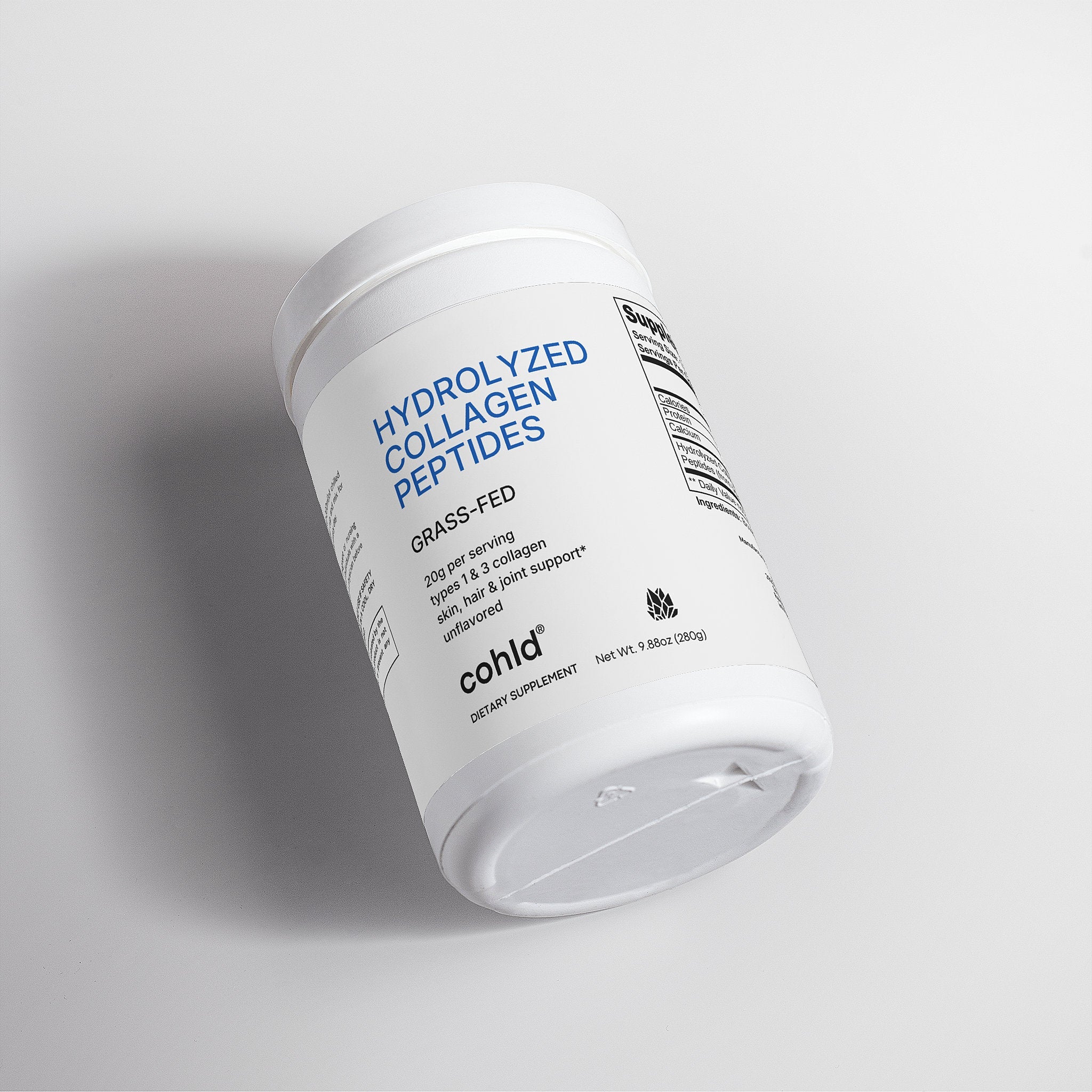 Grass - Fed Collagen Peptides - Skin, Joint, & Hair Support - Cohld