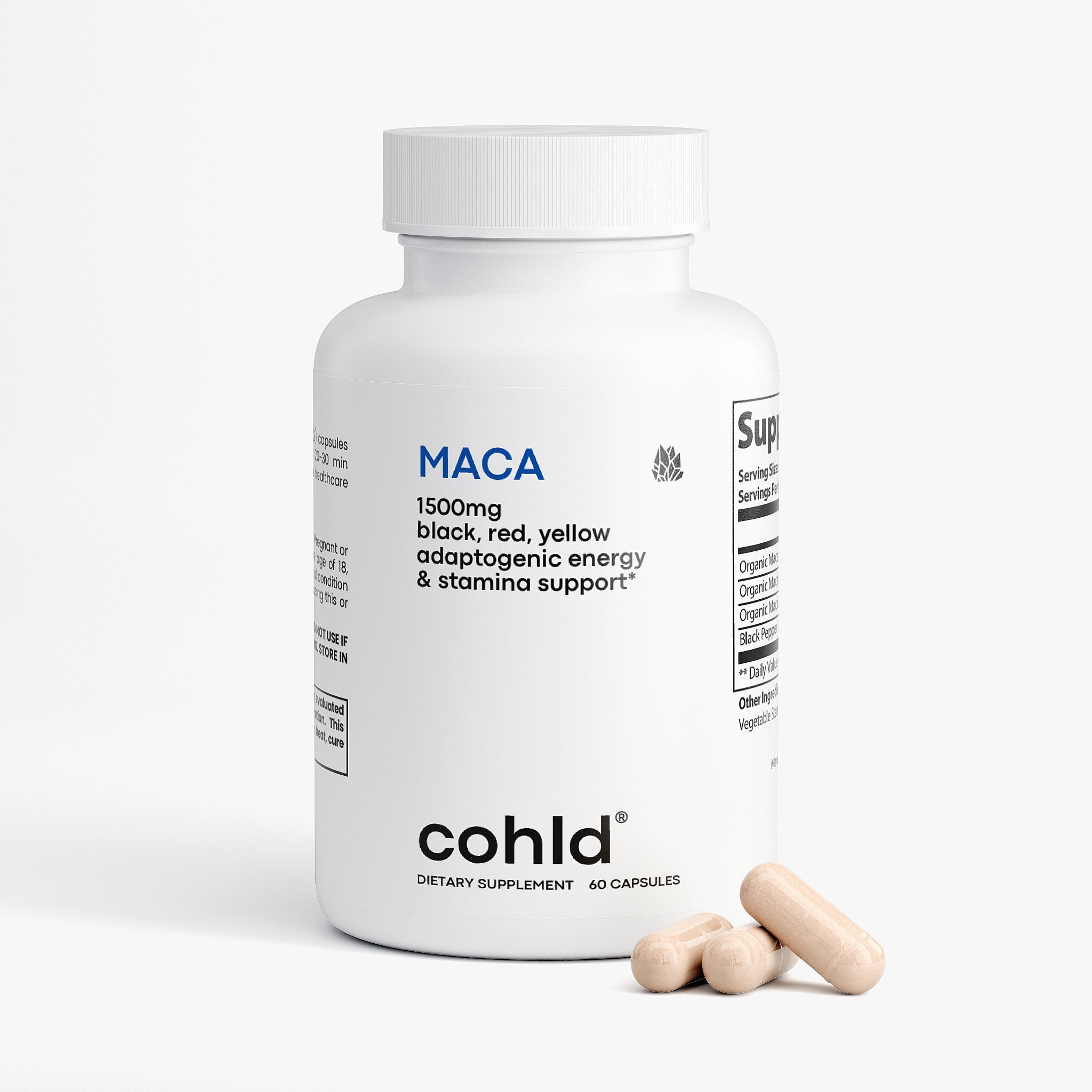 Maca - Energy, Mood, Stamina & Hormonal Support - Cohld