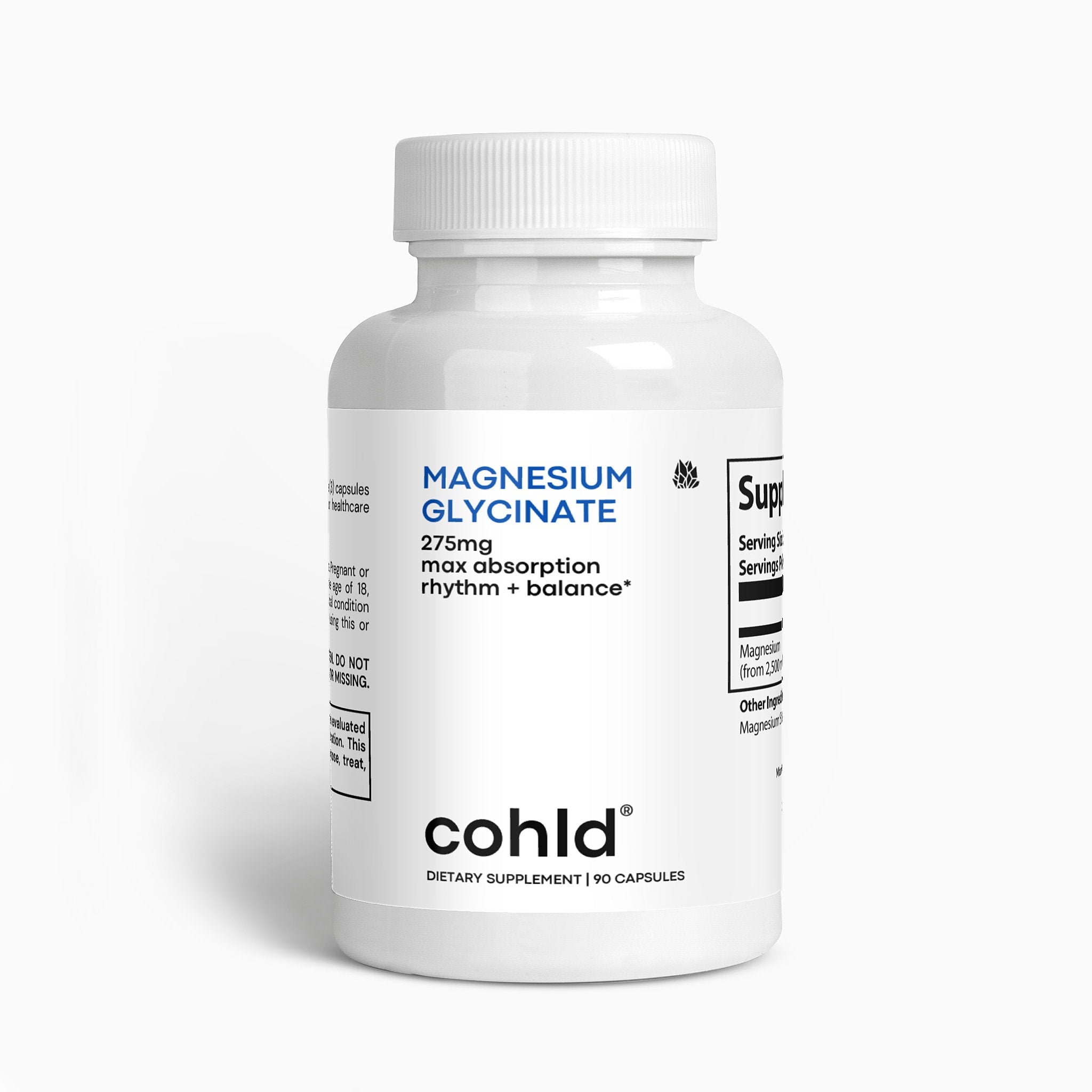 Magnesium Glycinate - Muscle & Relaxation Support - Cohld